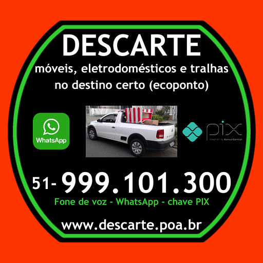 Descarte de móveis e eletrodomésticos para reciclagem